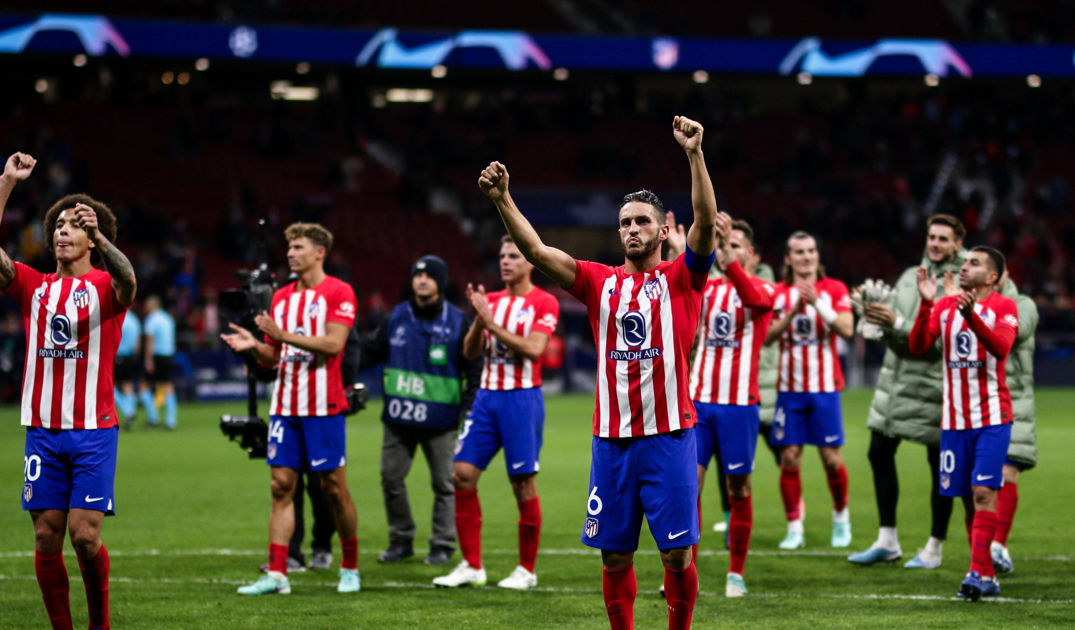 马德里竞技球员训练状态良好 马德里竞技球员训练状态良好